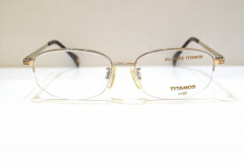 TITANOS(チタノス)T-955 col.WPGPヴィンテージメガネフレーム新品めがね眼鏡サングラスメンズレディース男性用女性マルマン
