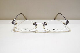 i C B アイシービー 15186 col.LV ヴィンテージメガネフレーム新品めがね眼鏡サングラスメンズレディース男性用女性用ふちなし