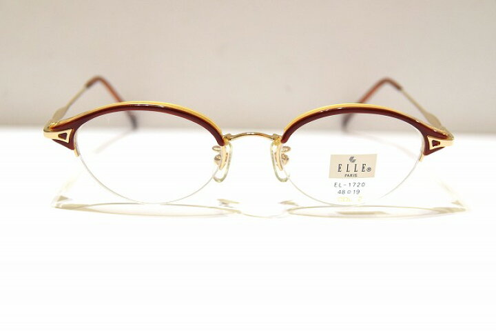 楽天市場】ELLE(エル)EL-1720 col.2ヴィンテージメガネフレーム新品 