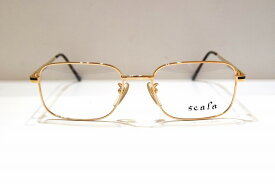scala(スカラ)929 col.10ヴィンテージメガネフレーム新品めがね眼鏡サングラスメンズレディース男性用女性用フランス製