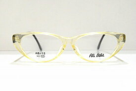 Ali Baba（アリババ）AB-12 クリスタル ヴィンテージメガネフレーム新品めがね眼鏡サングラスクリア透明恵那眼鏡ENAメンズレディース男性用女性用