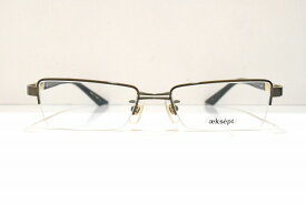 aeksept(アクセプト)AP-2008 col.4ヴィンテージメガネフレーム新品めがね眼鏡サングラスちょい悪ビジネス紳士メンズスーツ