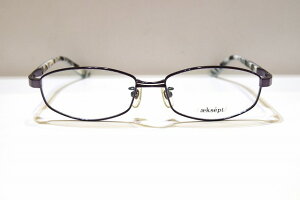 aeksept アクセプト AP-2009 col.9 ヴィンテージメガネフレーム新品めがね眼鏡サングラスメンズレディース男性用女性用日本製