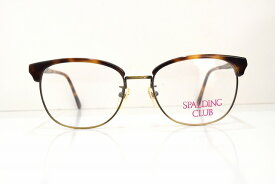 SPALDING CLUB(スポルディング)CL-1036 col.BRDヴィンテージメガネフレーム新品めがね眼鏡サングラスブロー鯖江ブランド