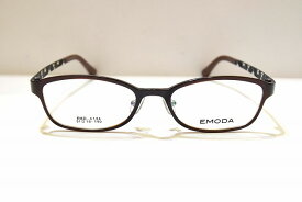 EMODA エモダ EMD-4124 col.2 ヴィンテージメガネフレーム新品めがね眼鏡サングラスメンズレディース男性用女性用超弾性樹脂