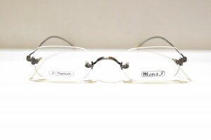 mona-J? M-003R col.AS 一山式ヴィンテージメガネフレーム新品ふちなしメガネフレームめがね眼鏡サングラスメンズレディース男性用女性用