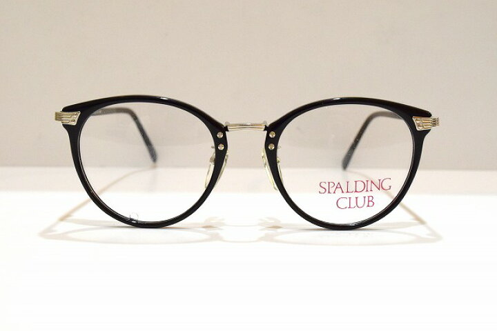 楽天市場】SPALDING CLUB(スポルディング)CL-1327 col.BLKヴィンテージ spalding メガネ ビンテージ