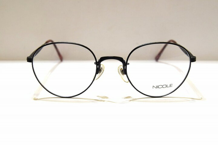 楽天市場】NICOLE ニコル 2102 col.BL ヴィンテージメガネフレーム新品  