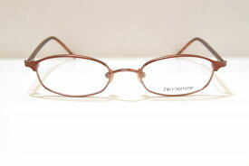 Zip+homme ジップオム Z-0164 col.5-BRN ヴィンテージメガネフレーム新品めがね眼鏡サングラスメンズレディース男性用女性用
