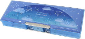 【新品 雑貨】ソフトペンケースB　スターダストテレスコープ クーリア ペンケース 筆箱 ふでばこ 箱型 文房具 文房具入れ ステーショナリー 両面ペンケース 両面 両面開き 小学生 小学校 入学準備 入学祝い 新学期 新学期準備文具 かわいい プレゼント ギフト