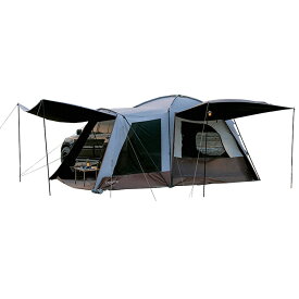 KingCamp カーサイドテント タープテント 車テント 4人用 ポール付き 様々な車に対応 カーサイドシェルター カーテント 日よけテント 単体使用可能 簡単設営 ツーリング キャンプ 収納袋付き