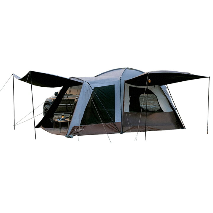 楽天市場】KingCamp カーサイドテント タープテント 車テント 4人用  