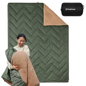 【マラソン★20％OFFクーポン+P5倍】2025年新作 & 変形可能 ブランケット 防寒グッズ フリース 寝袋に変わる 車中泊 キャンプ 保温 防災 電源不要 節電 マルチブランケット 200×145cm 大判 連結可能 アウトドア グレー/ネイビー