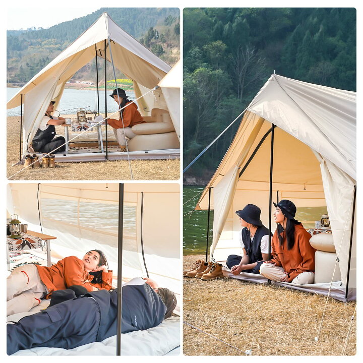 楽天市場】KingCamp ロッジ型テント キャンプ 大型 テント ファミリー 