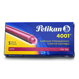 【万年筆 インク】 Pelikan ペリカン カートリッジインク GTP/5 5本入り ピンク 【正規品】