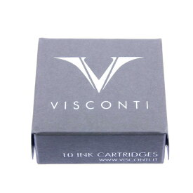 【万年筆 インク】 VISCONTI ビスコンティ カートリッジインク(10本入) ブラック 【正規品】