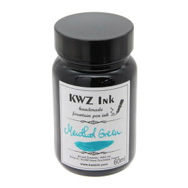 【万年筆 インク】 KWZ Ink ボトルインク カヴゼットインク(KWZInk) メンソールグリーン 60ml 【正規品】