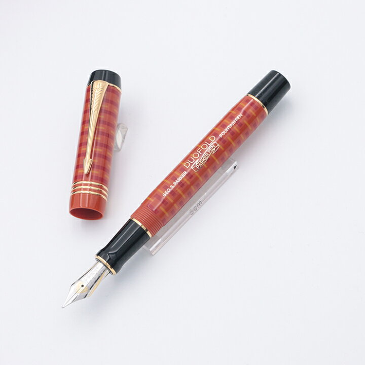 楽天市場】PARKER パーカー 万年筆 デュオフォールド100 ビッグレッド 