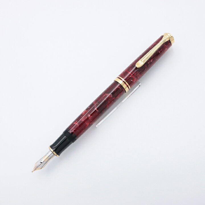 楽天市場】Pelikan ペリカン 万年筆 スーベレーン M600 ルビーレッド F 