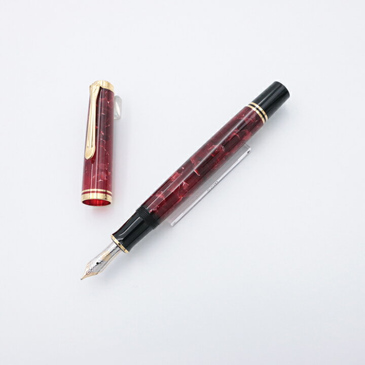 楽天市場】Pelikan ペリカン 万年筆 スーベレーン M600 ルビーレッド F  