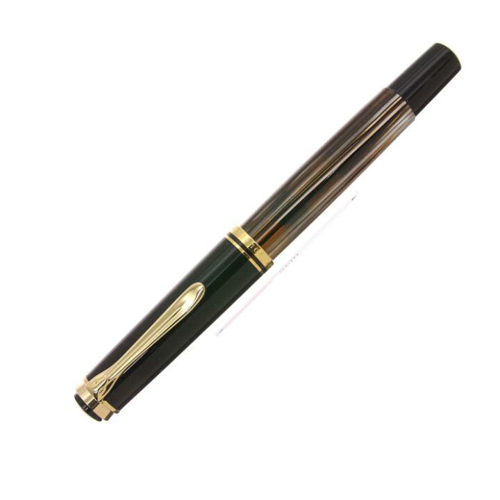 楽天市場】Pelikan ペリカン 万年筆 スーベレーン M400SE 茶縞 F [バイ 