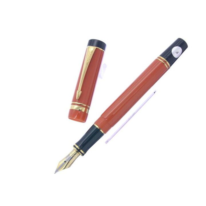 楽天市場】PARKER パーカー 万年筆 デュオフォールド オレンジ 