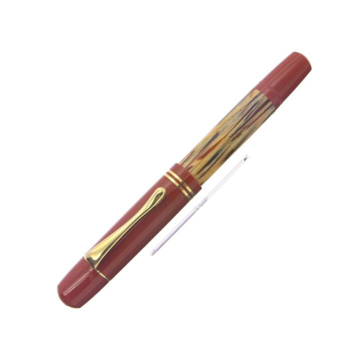 楽天市場】Pelikan ペリカン 万年筆 M101N トータスシェル レッド EF 