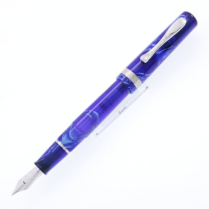 楽天市場】VISCONTI ビスコンティ 万年筆 カレイドボイジャー ブルー  