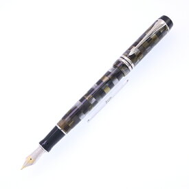 PARKER パーカー 万年筆 デュオフォールド チェック グリーンPT センテニアル M【中古-良上品】【smtb-f】