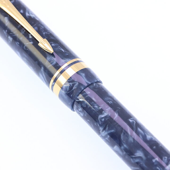 楽天市場】PARKER パーカー 万年筆 デュオフォールド マーブルブルー  