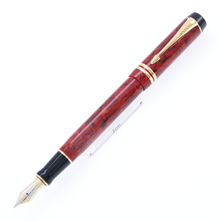 楽天市場】PARKER パーカー 万年筆 デュオフォールド ジャスパーレッド 