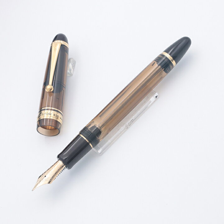 楽天市場】PILOT パイロット 万年筆 カスタム823 ブラウン 中字【中古  