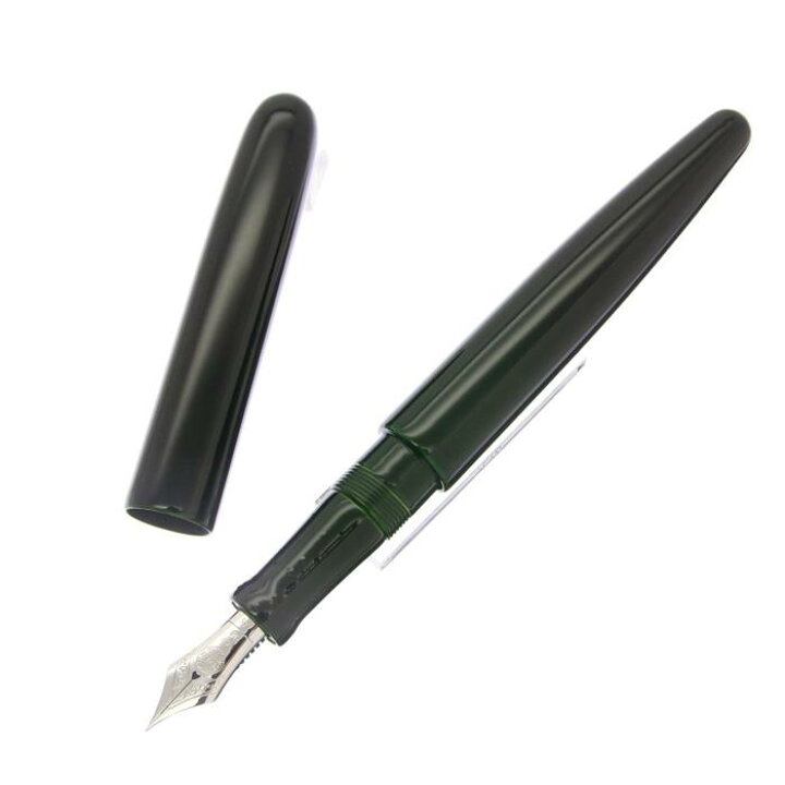楽天市場】NAKAYA 中屋万年筆 万年筆 シガーモデル ロング 緑溜 細字 