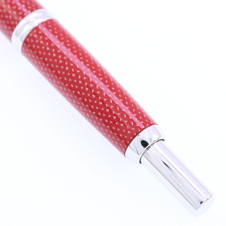 パイロット キャップレス Kasuri 万年筆 F 限定品 赤(朱)（楽天市場 