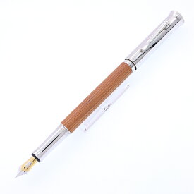 GRAF VON FABER-CASTELL グラフ フォン ファーバーカステル 万年筆 クラシックコレクション ペルナンブコ プラチナコーティング M【中古-良上品】【smtb-f】