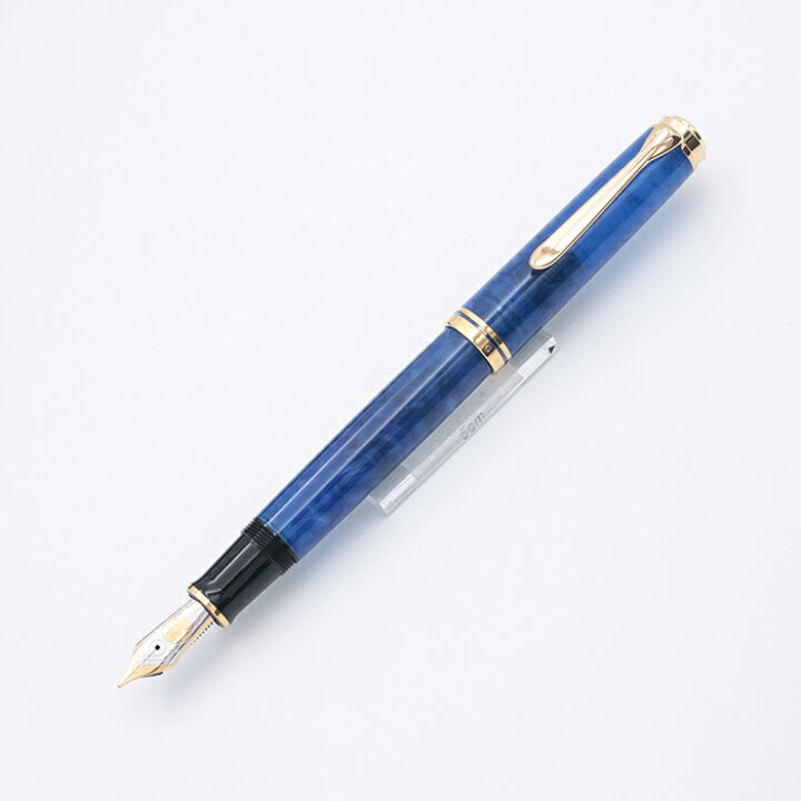 楽天市場】Pelikan ペリカン 万年筆 スーベレーン M800 ブルー・オ  