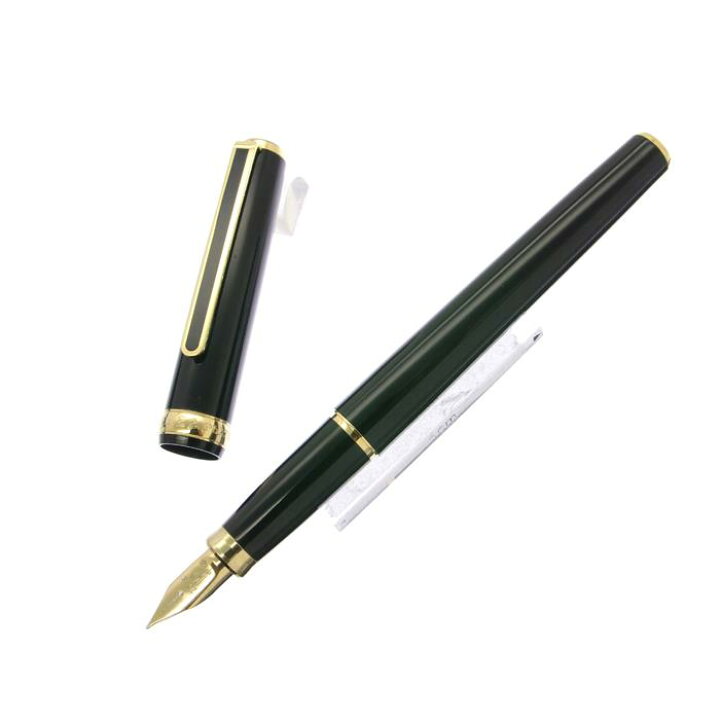 楽天市場】PLATINUM プラチナ 万年筆 黒軸 22K/中字【中古-良品 