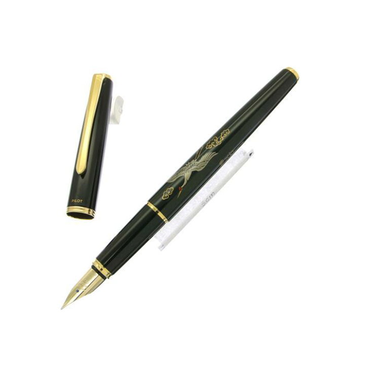楽天市場】PILOT パイロット 万年筆 平蒔絵 鶴 14K/細字【中古-良品 