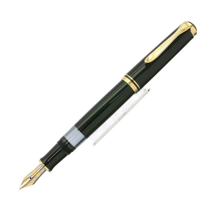 楽天市場】Pelikan ペリカン 万年筆 スーベレーン #600 黒 18C/BB (PF 