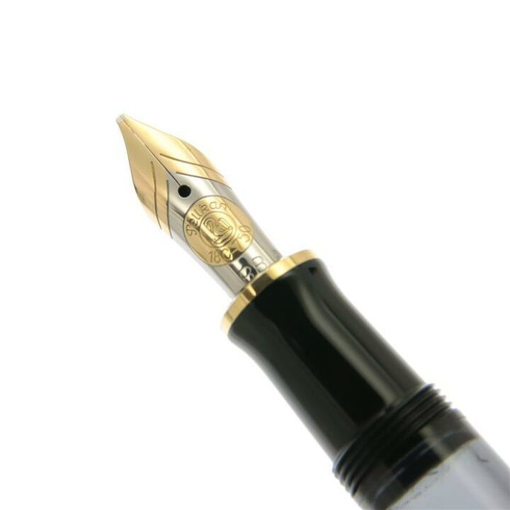 楽天市場】Pelikan ペリカン 万年筆 スーベレーン #600 黒 18C/BB (PF 