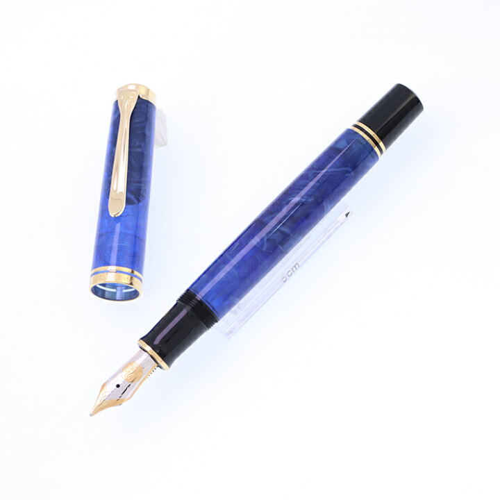 楽天市場】Pelikan ペリカン 万年筆 スーベレーン M800 ブルー・オ 