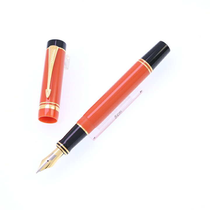 楽天市場】PARKER パーカー 万年筆 デュオフォールド オレンジ 