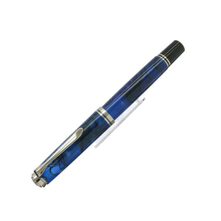 楽天市場】Pelikan ペリカン 万年筆 M805 ブルーデューン F【中古-良品  