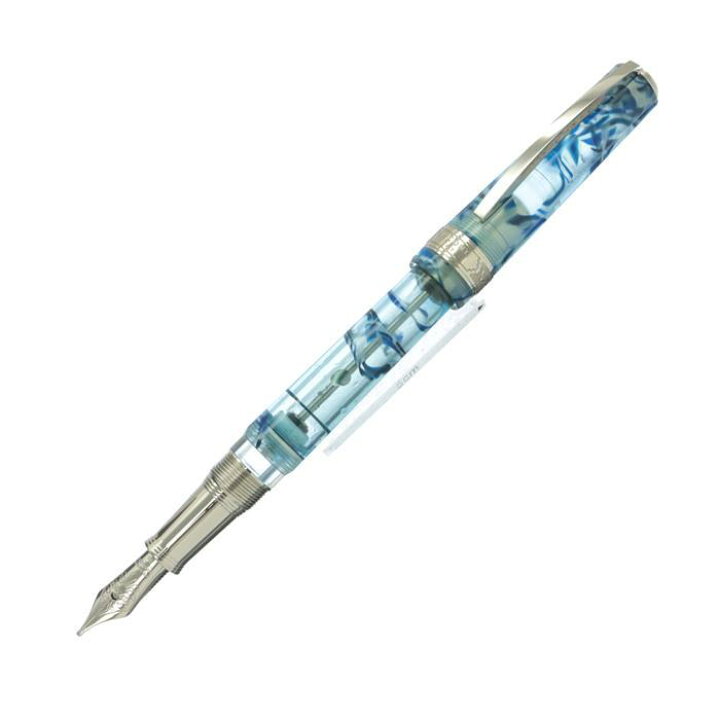 楽天市場】VISCONTI ビスコンティ 万年筆 L.E.マンハッタン アイス 