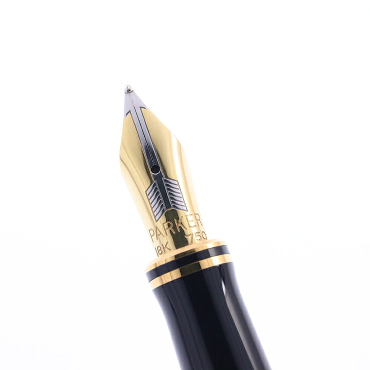 パーカー デュオフォールド インターナショナル F 細字 750 ゴールド 