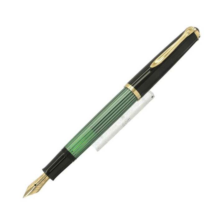 楽天市場】Pelikan ペリカン 万年筆 #400NN M&K 緑縞 EF【中古-良品  