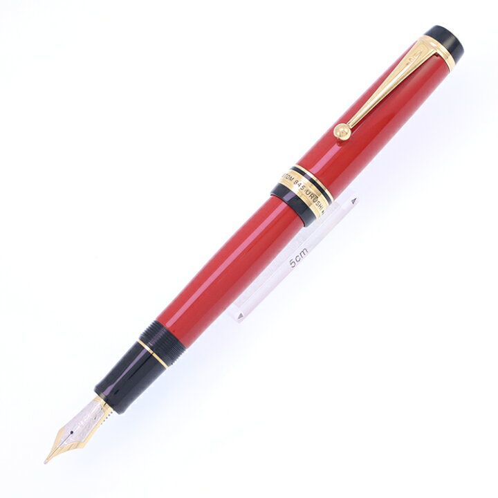 楽天市場】PILOT パイロット 万年筆 カスタム845 漆 朱 極太字【中古 