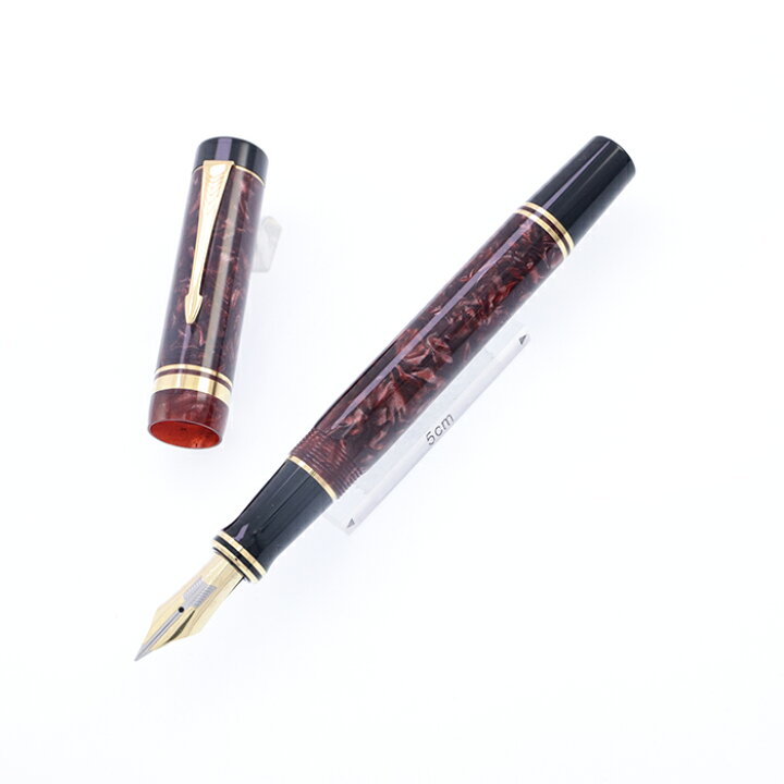 楽天市場】PARKER パーカー 万年筆 デュオフォールド マーブルレッド 
