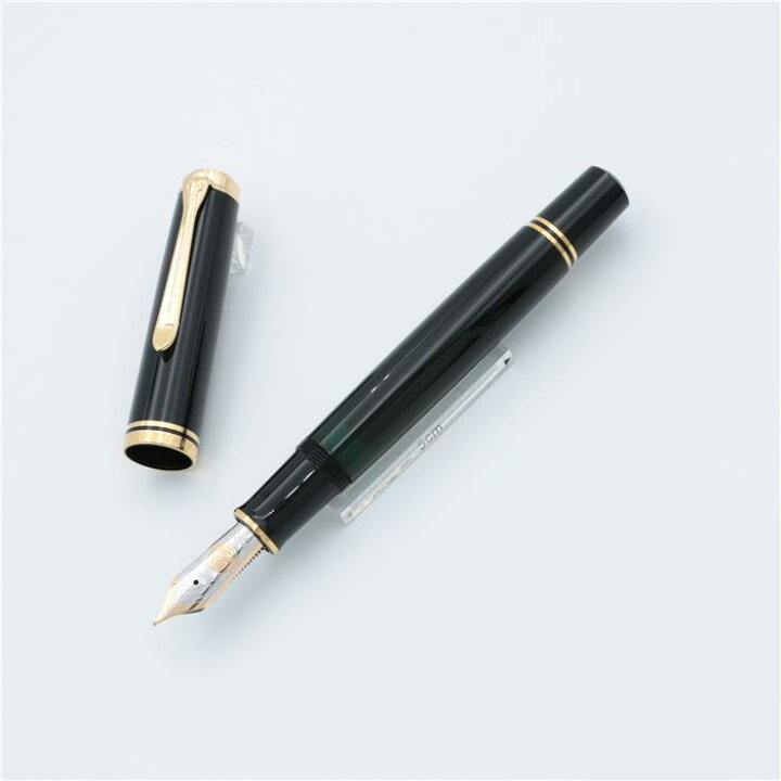 楽天市場】Pelikan ペリカン 万年筆 スーベレーン M1000 ブラック F  