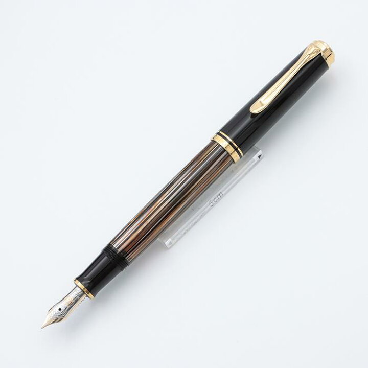 楽天市場】Pelikan ペリカン 万年筆 スーベレーン M400 茶縞 EF【中古  